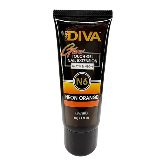 DND Diva Glow Touch Gel - N06 Neon Orange