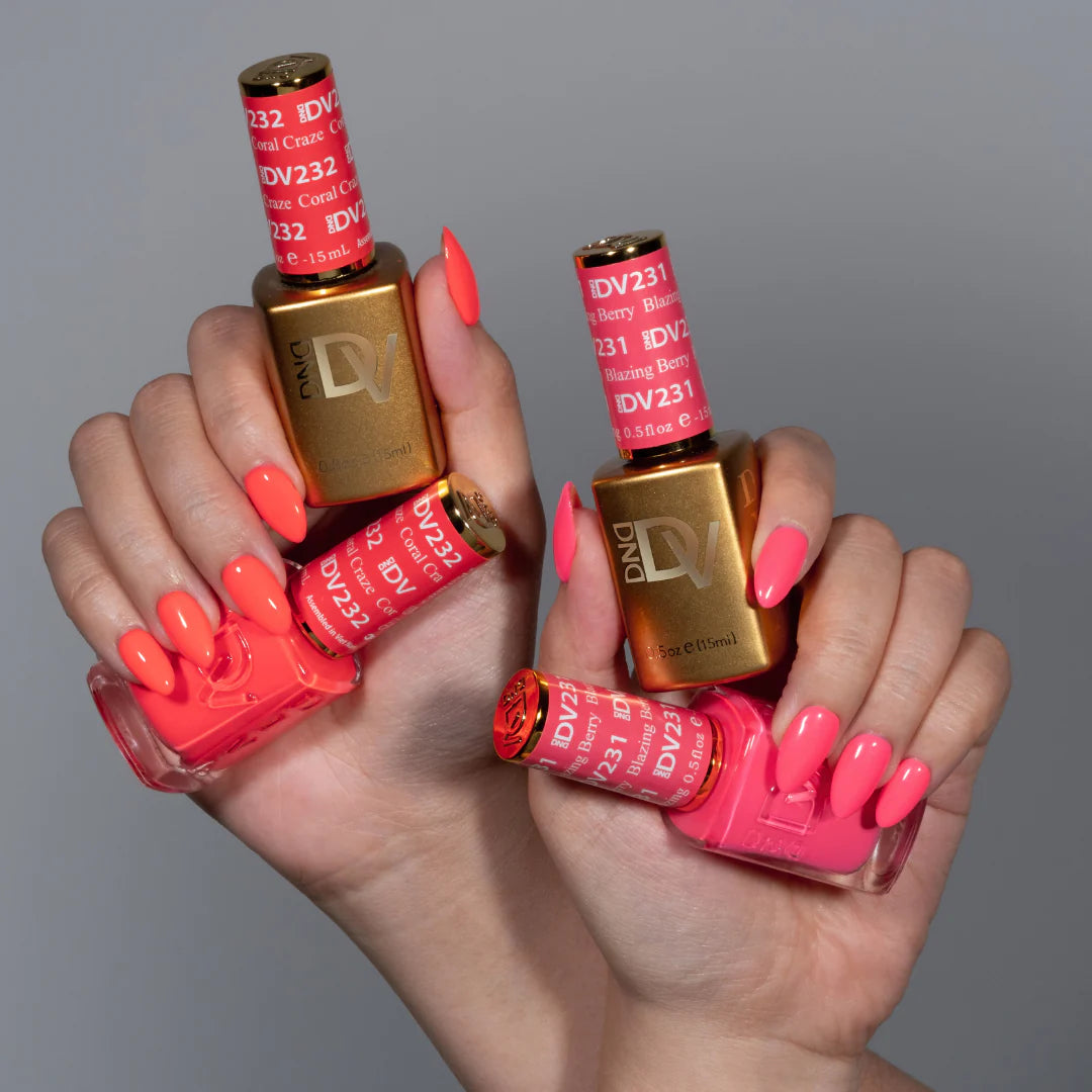 DND DIVA Gel & Lacquer Duo - DV #231 Blazing Berry