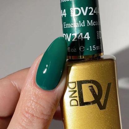 DND DIVA Gel & Lacquer Duo - DV #244 Emerald Meadow