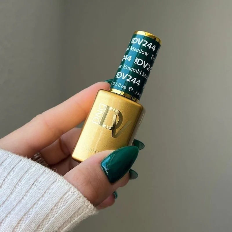 DND DIVA Gel & Lacquer Duo - DV #244 Emerald Meadow