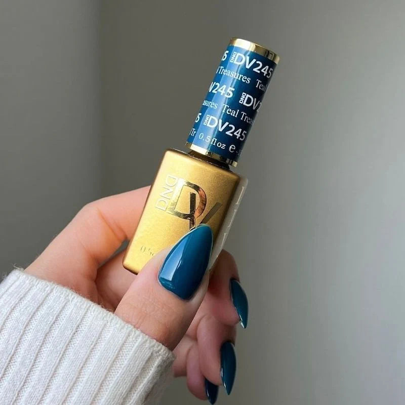 DND DIVA Gel & Lacquer Duo - DV #245 Teal Treasures