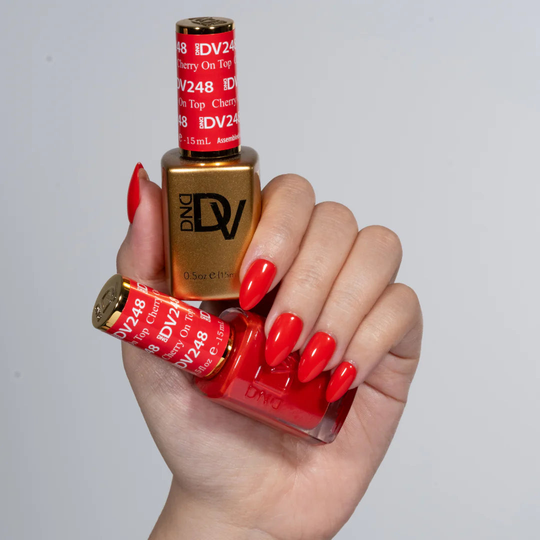 DND DIVA Gel & Lacquer Duo - DV #248 Cherry On Top