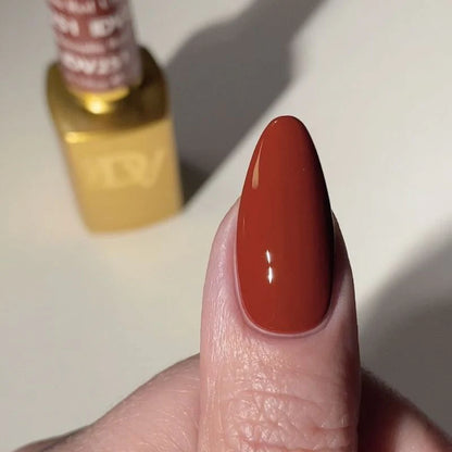 DND DIVA Gel & Lacquer Duo - DV #251 Chocolate Red