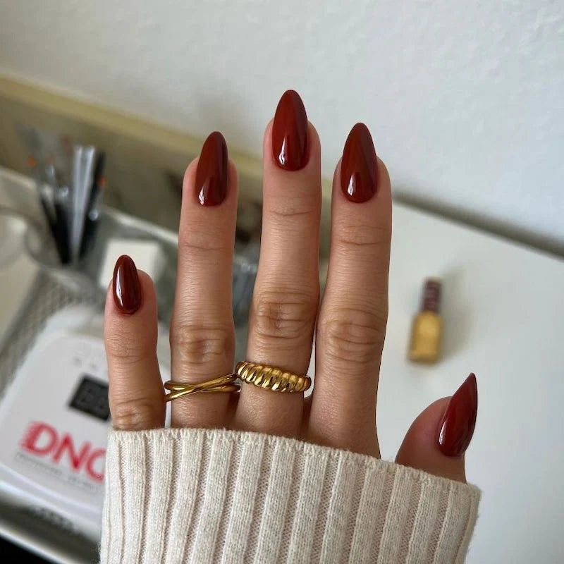 DND DIVA Gel & Lacquer Duo - DV #251 Chocolate Red