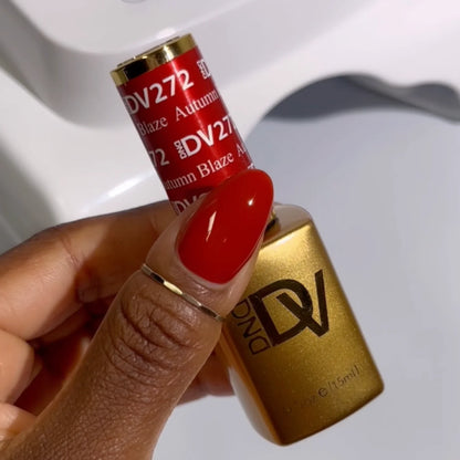 DND DIVA Gel & Lacquer Duo - DV #272 AUTUMN BLAZE