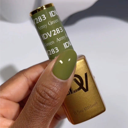 DND DIVA Gel & Lacquer Duo - DV #283 Army Green