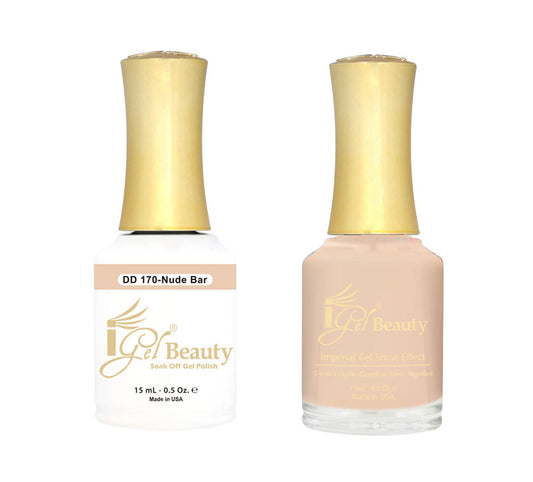 IGEL | GEL & NORMAL POLISH DUO - DD170 NUDE BAR
