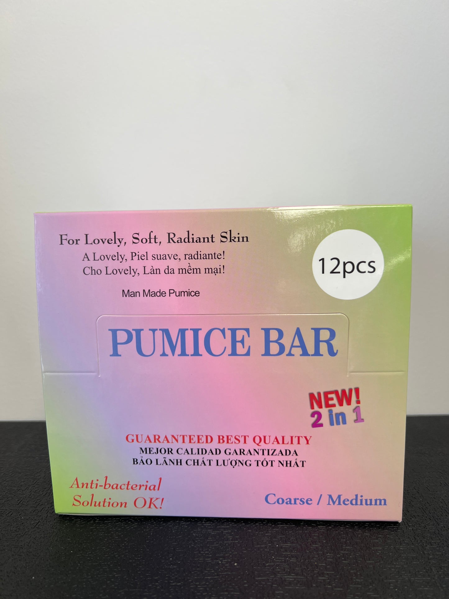 Mr.Pumice Ultimate – Extra Coarse & Medium 2in1- 12pcs/box