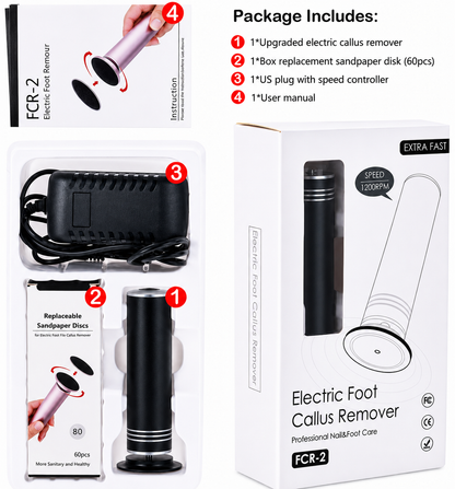 Electric Foot Callus Remover FCR - 2