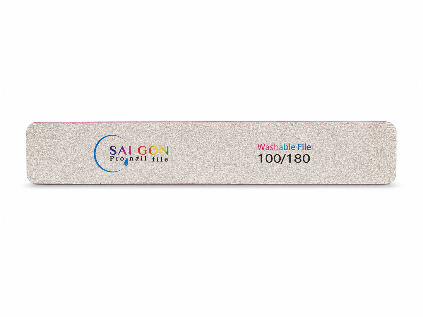 Washable SG Premium Square Nail File ( 100/180)| 1 Piece