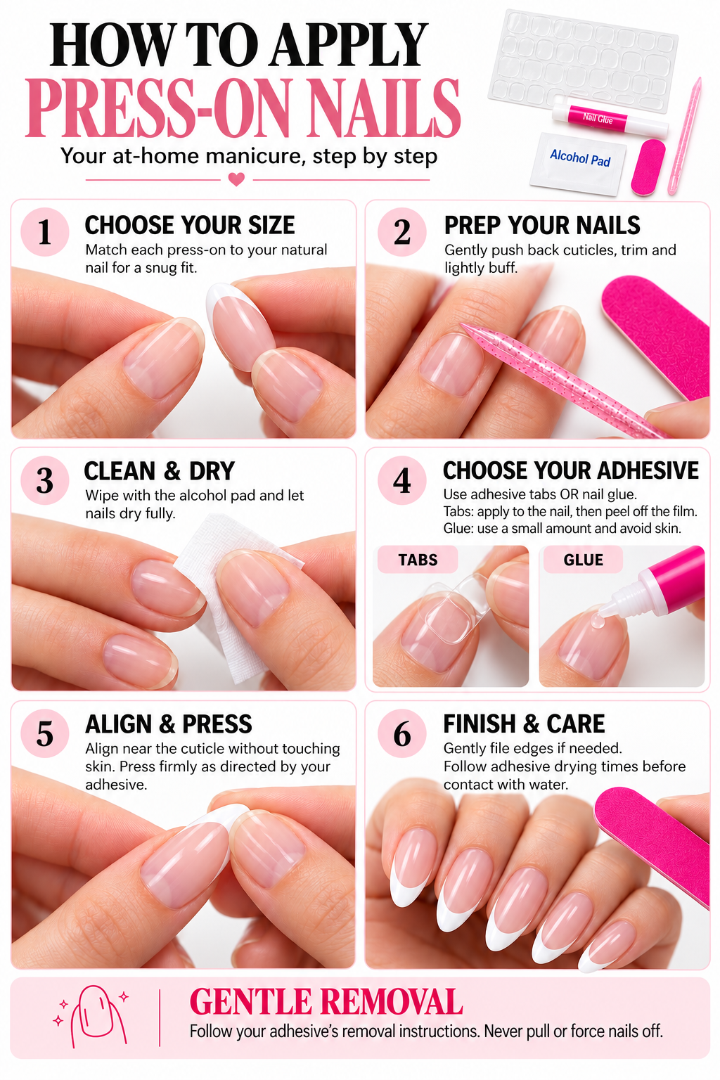PIXIE PRESS-ON NAILS DESIGNER COLLECTION