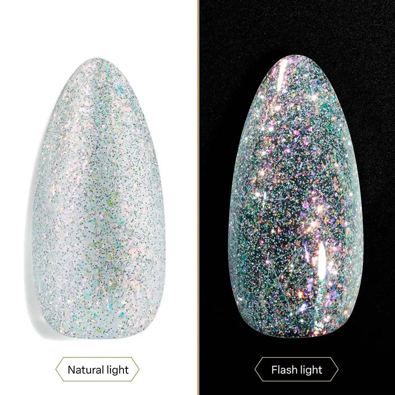 APRES | Astral Gel (HEMA-Free & TPO-Free) - FG01 (10ml) Wakey Reiki - Flash Glitter