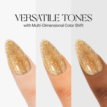 APRES | Astral Gel (HEMA-Free & TPO-Free) - FG03 (10ml) Thats My Twin Flame - Flash Glitter