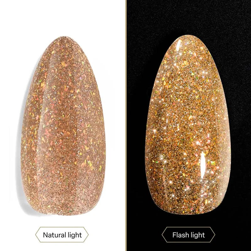 APRES | Astral Gel (HEMA-Free & TPO-Free) - FG03 (10ml) Thats My Twin Flame - Flash Glitter