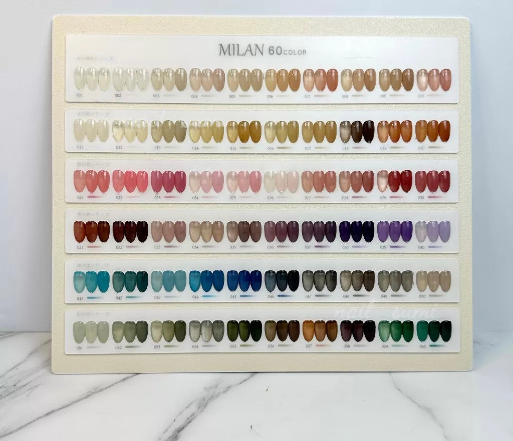 Milan Colourful Jelly Gel Colours - 60 colours/ set