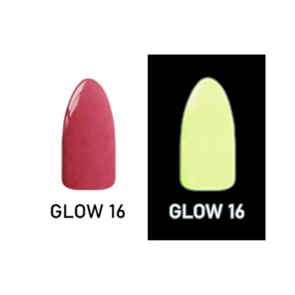 CHISEL ACRYLIC & DIPPING 2OZ - GLOW 16