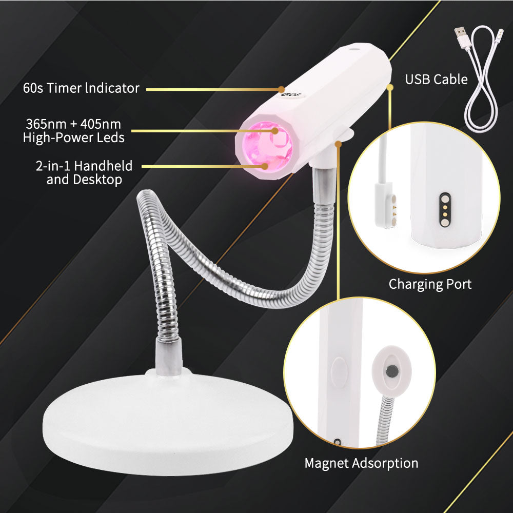 Touch & Handheld Cure Led Lamp - White