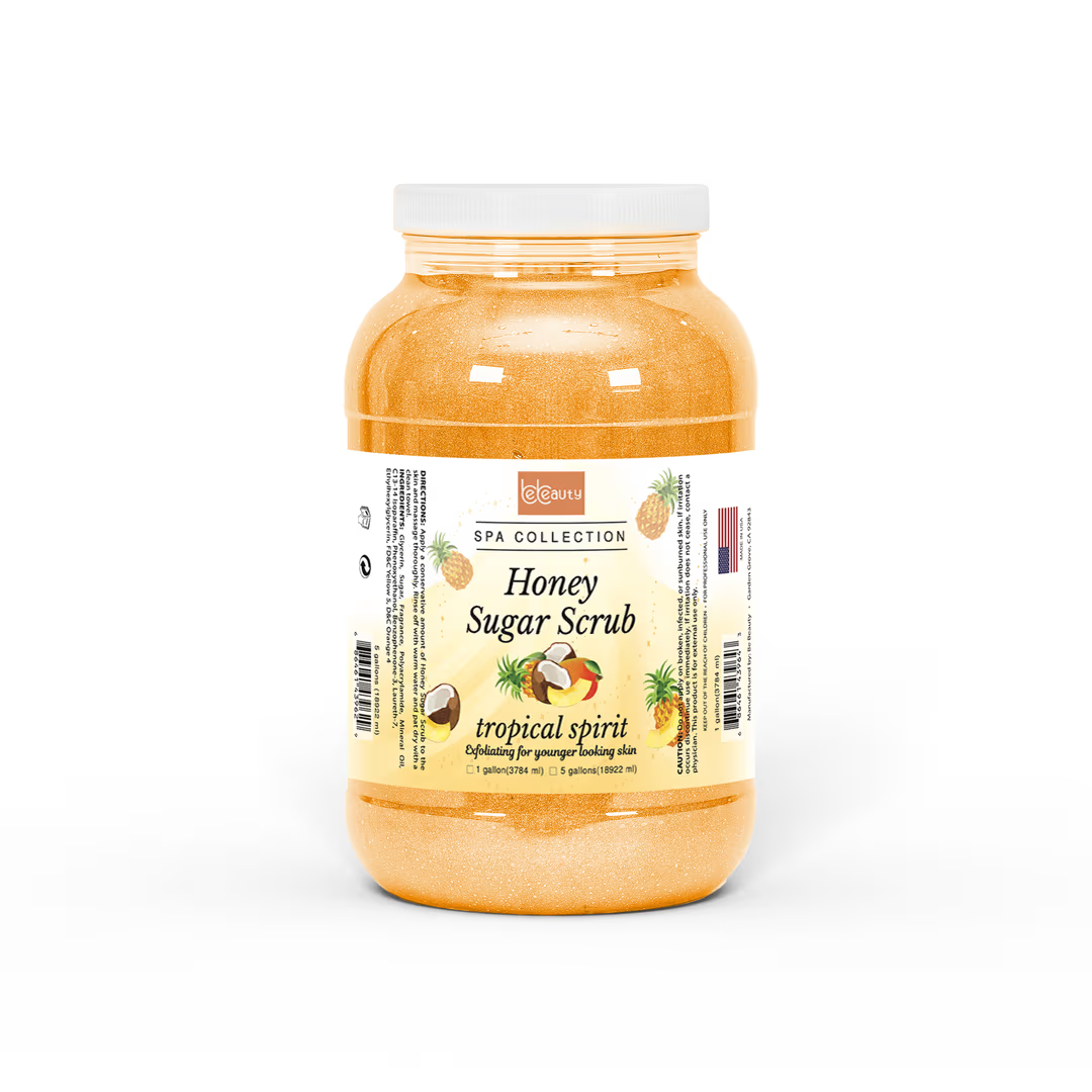 Honey Organic Sugar Scrub – TROPICAL SPIRIT 1 Gallon | Be Beauty