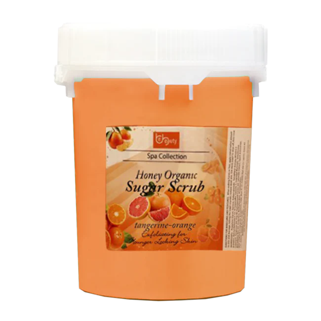 Honey Organic Sugar Scrub – Tangerine Orange 5 Gallon | Be Beauty