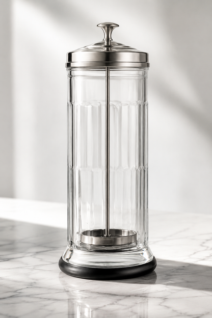Glass Sterilizer Jar Large 1200ML