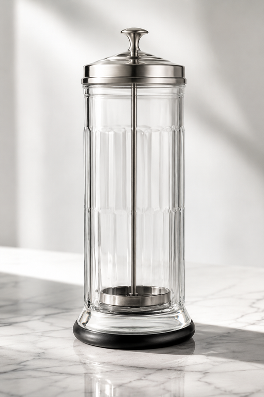 Glass Sterilizer Jar Large 1200ML