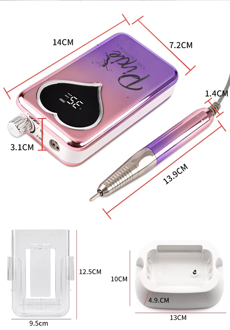 PIXIE | Gradient PINK Nail Drill Machine