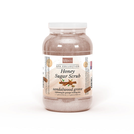 Honey Organic Sugar Scrub –  Sandlewood Grove 1 Gallon | Be Beauty