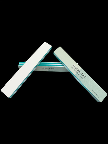 Fusion Nail 2 Sided Shiny Buffer 320/ 400/ 3000 Grit - Made in Korea