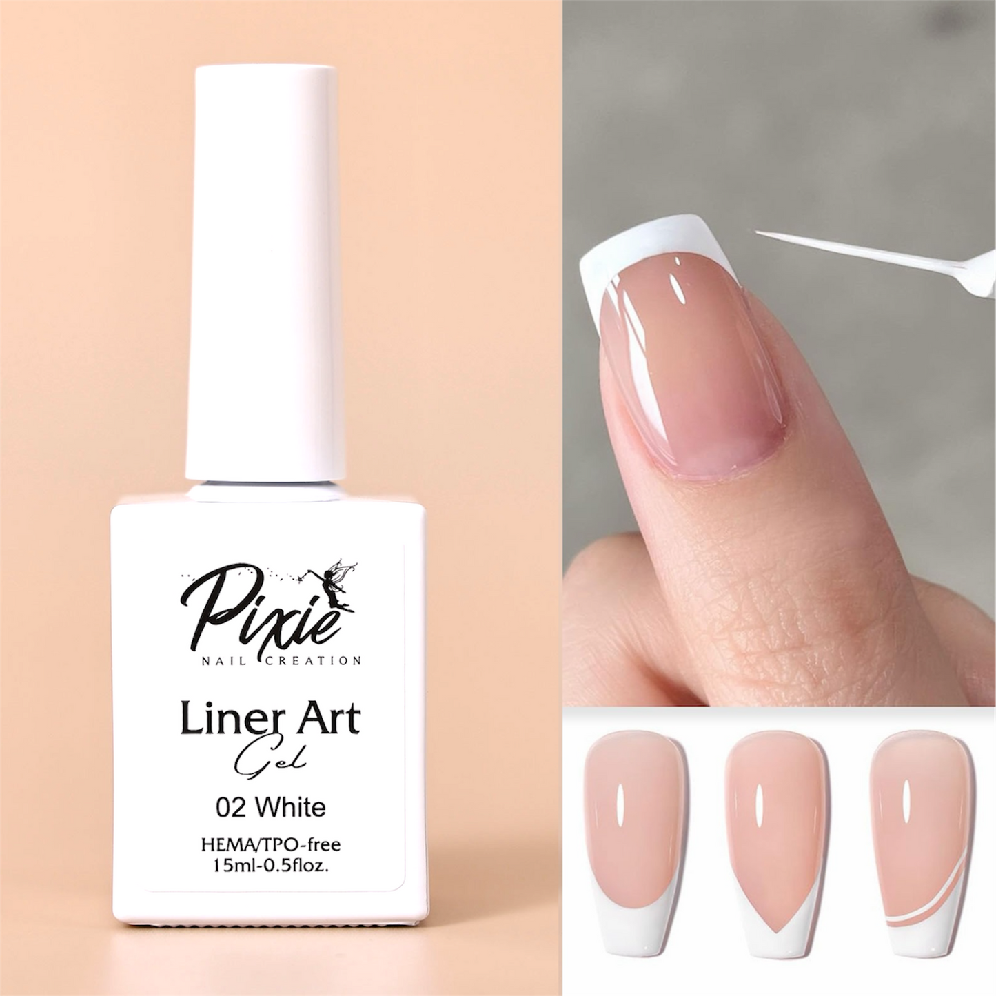 Gel Art Liner - Super White - 15ML