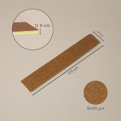 Golden Washable Nail Files | Made in USA 80/80 | 1 Piece