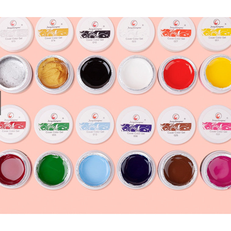 Gel Art Painting and Design in a set ( 12colours/ set)