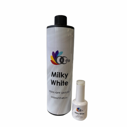 Milky White Gel Polish | OC - 500ml & Free 1 bottle 15ml