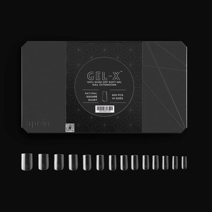Aprés | GEL-X® NATURAL SQUARE BOX OF TIPS
