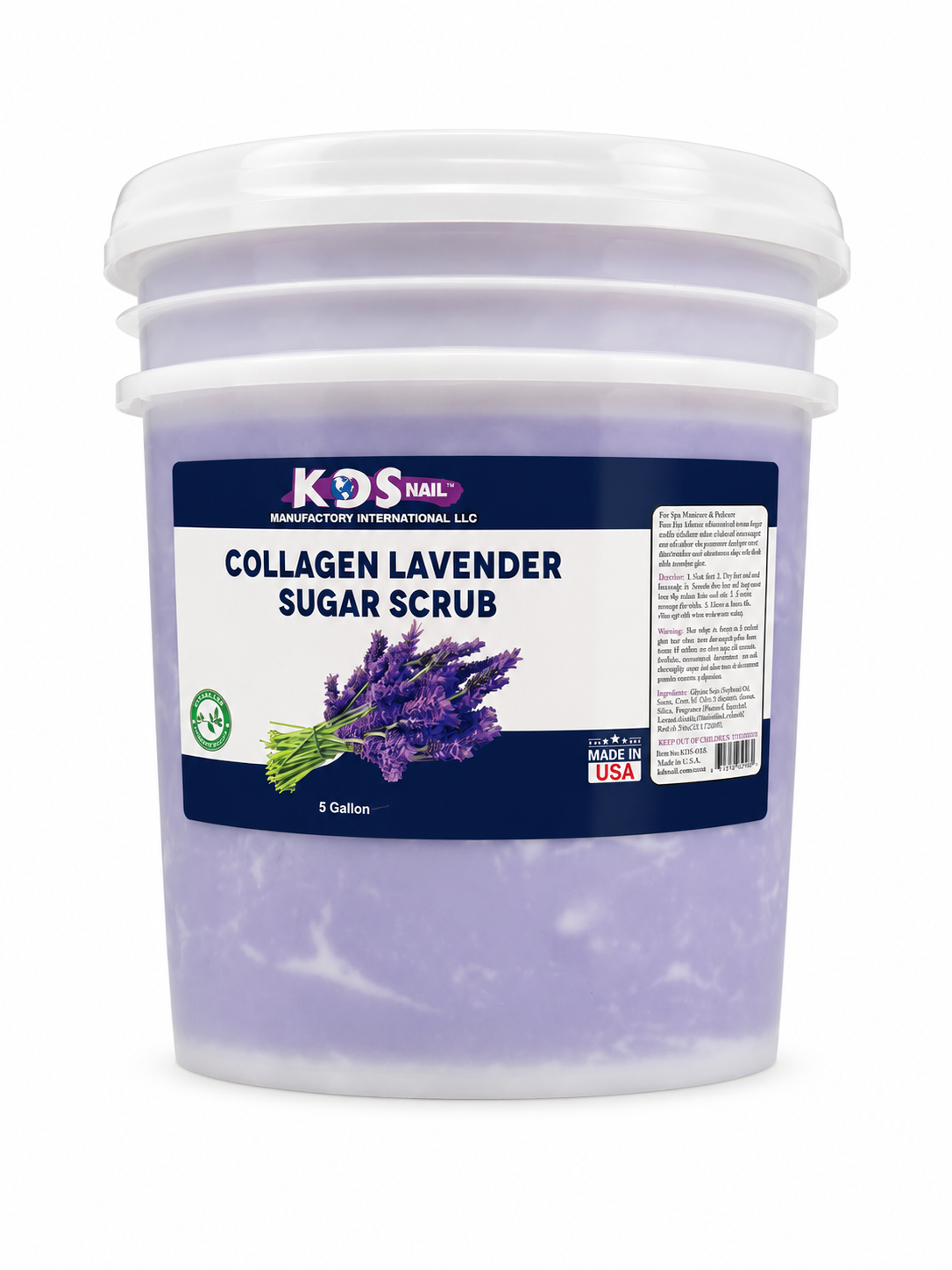 KDS | Collagen Lavender Sugar Scrub - 5 Gallon