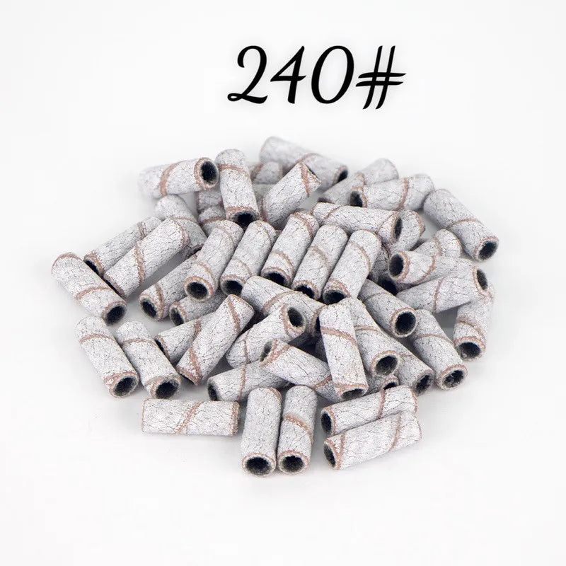 Nail Drill Bits Small Sanding Bands 100 Pcs