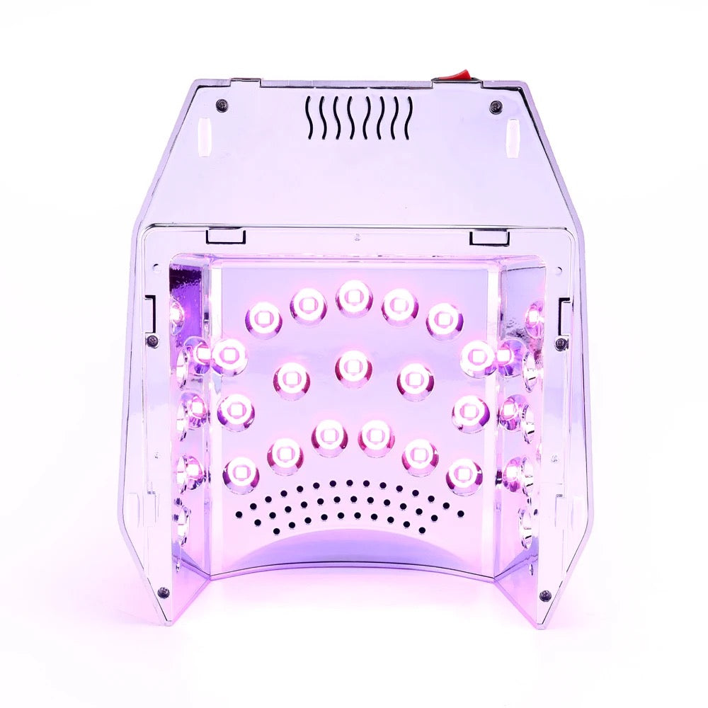 Pixie 96W Cordless Pro Cure LED NAIL Lamp - large curing space (HOLOGRAM SILVER)