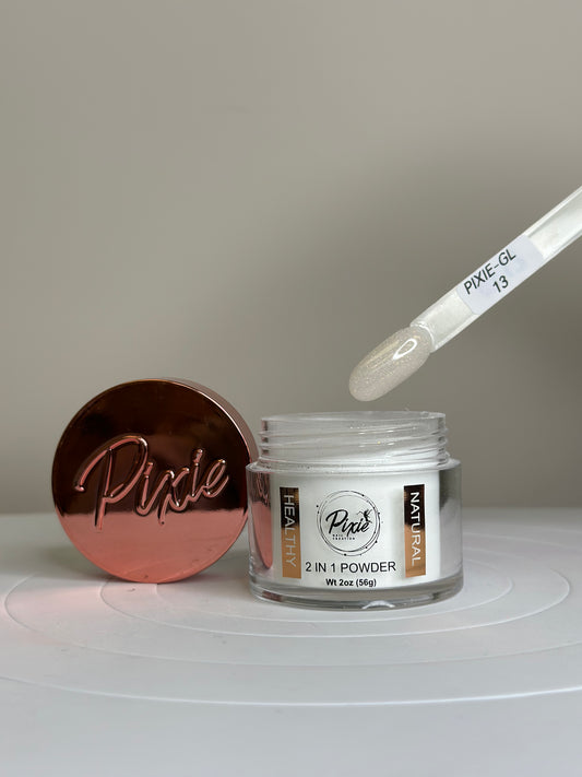 PIXIE | GL13 - Glow In The dark | 2 in 1 Dip & Acrylic Powder ( 2oz)