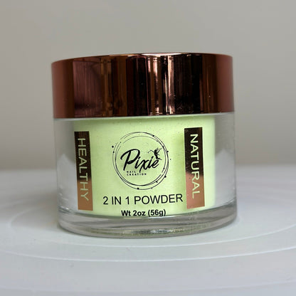 PIXIE | GL16 - Glow In The dark | 2 in 1 Dip & Acrylic Powder ( 2oz)