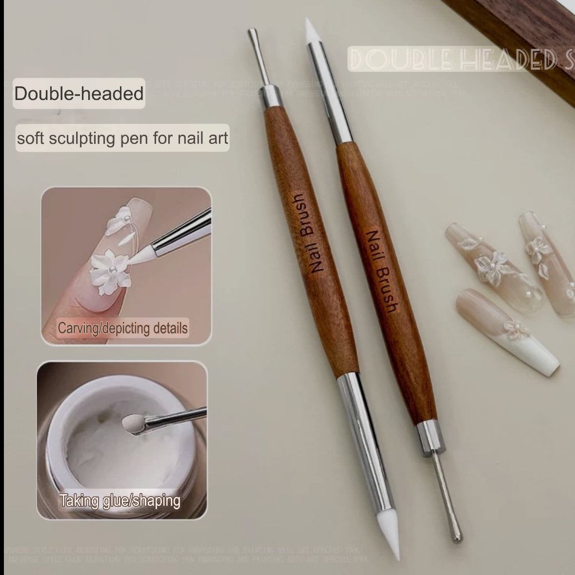 Double-Head Silicone Sculpting Brush
