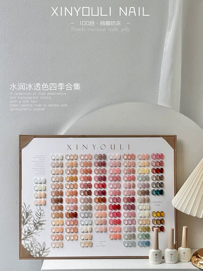 PEACH COCONUT MILK TEA JELLY COLOR (100 colors/set)