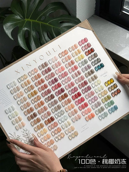 PEACH COCONUT MILK TEA JELLY COLOR (100 colors/set)