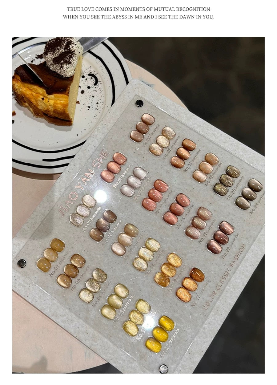 JIAOYAN SHE | GOLDEN SILK CATEYE - 24 COLORS