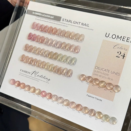 U.OMEEI | GLASS CATEYE - 24 COLORS