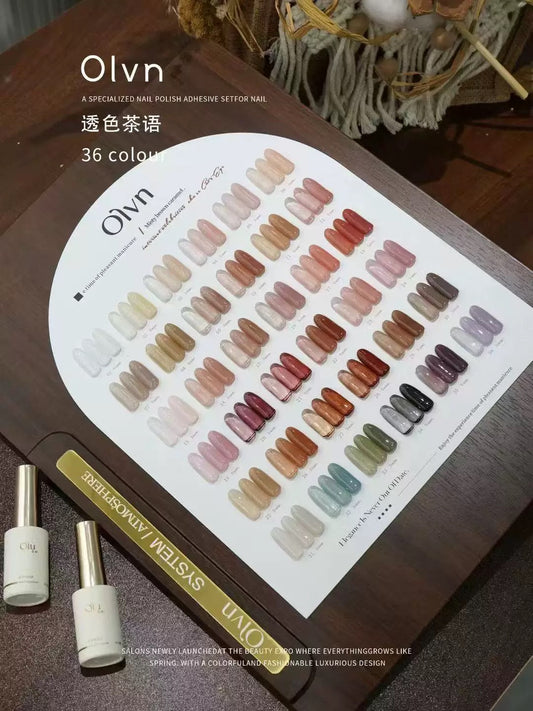 OLVN | TRANSPARENT COLOR - 36 COLORS