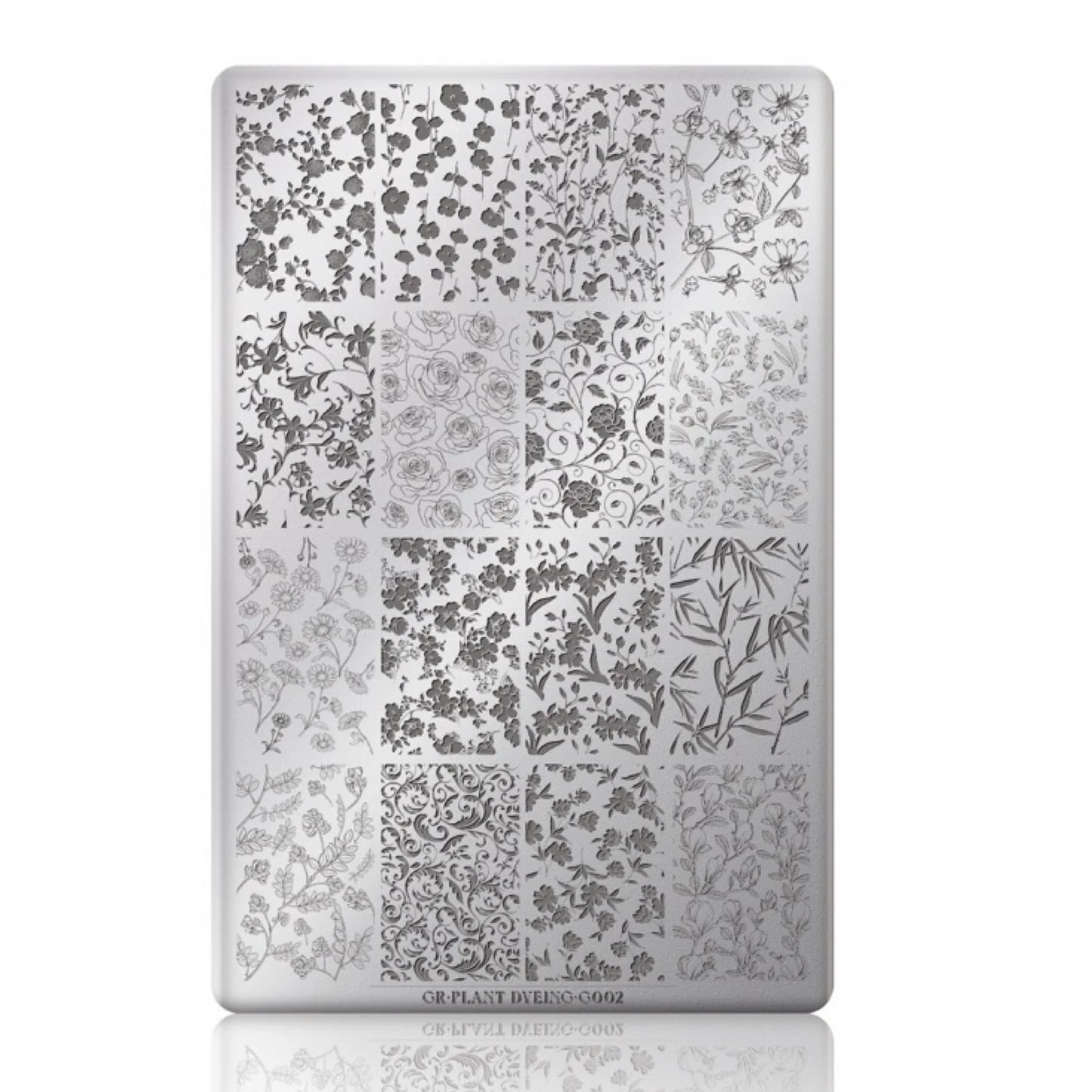 Gulauri - Nail Stamping Plates - Plant Dyeing G002
