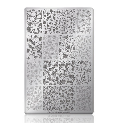 Gulauri - Nail Stamping Plates - Plant Dyeing G002
