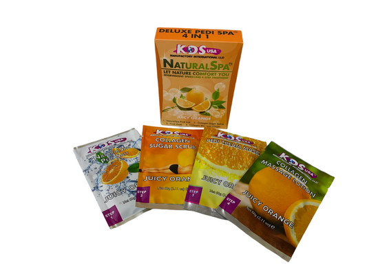KDS Deluxe Pedi Spa 4 in 1 - Juicy Orange