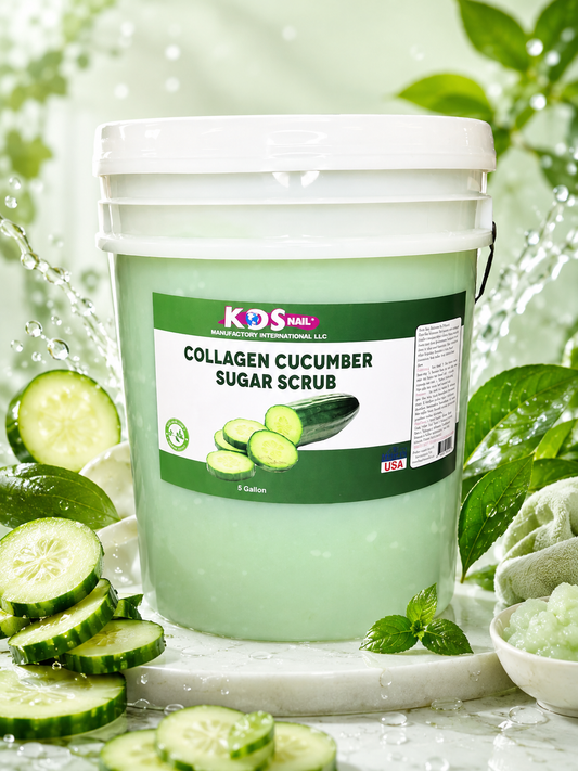 KDS | Collagen Cucumber Sugar Scrub - 5 Gallon