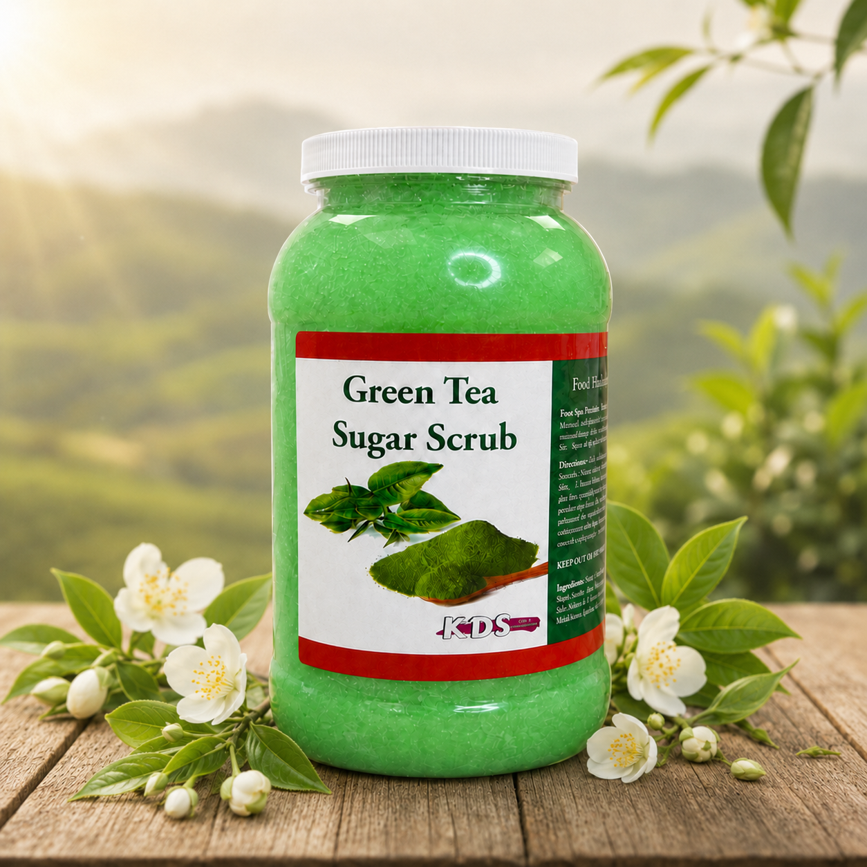 KDS | Collagen Green Tea Sugar Scrub - 1 Gallon