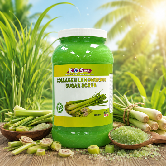 KDS | Collagen Lemon Grass Sugar Scrub - 1 Gallon